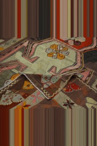 Oversized Antique Kars Turkish Kilim Rug 7x14 205,416 - Turkish Kilim Rug  $i