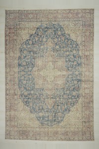 Oversized Navy Blue Vintage Oushak Rug 8x11 232,342 - Oushak Rug $i