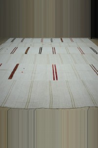 Oversized Organic Vintage Hemp Rug 12x14  366,415 - Turkish Hemp Rug  $i