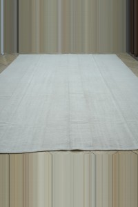 Oversized Plain White Hemp Rug 11x12 Feet 326,353 - Turkish Hemp Rug $i