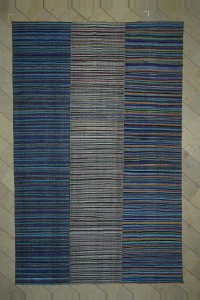 Grey Turkish Rug Oversized Rag Rug 10x15 Feet 291,444