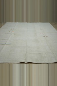 Oversized Square Hemp Kilim Rug 10x11 Feet 305,344 - Turkish Hemp Rug $i