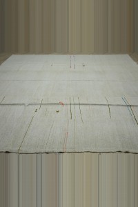 Oversized Square Hemp Kilim Rug 10x11 Feet 305,344 - Turkish Hemp Rug $i