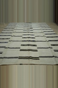 Oversized Striped Hemp Rug 10x12 Feet 305,366 - Turkish Hemp Rug $i