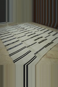 Oversized Striped Hemp Rug 10x12 Feet 305,366 - Turkish Hemp Rug $i