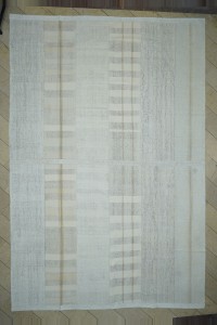 Grey Turkish Rug Oversized Turkish Cotton Kilim Rug 11x17 Feet  330,506