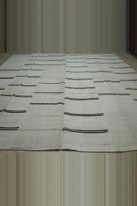 Oversized Turkish Vintage Hemp Rug 12x13  360,365 - Turkish Hemp Rug  $i