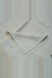 Oversized Vintage Hemp Rug 12x13 375,400 - Turkish Hemp Rug $i