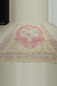 Oversized Vintage Oushak Rug 8x12 Feet 234,360 - Oushak Rug $i