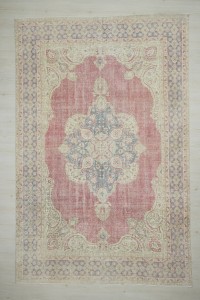 Oversized Vintage Oushak Rug 8x12 Feet 234,360 - Oushak Rug $i