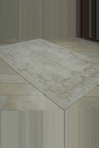 Pale Oushak Rug 6x10 Feet 178,292 - Oushak Rug $i