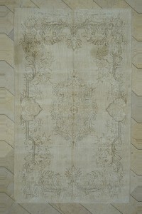Pale Oushak Rug 6x10 Feet 178,292 - Oushak Rug $i