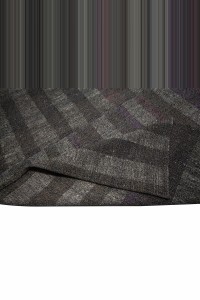 Pastel Colors Striped Turkish Rag Rug,8x13 Feet 244,385 - Grey Turkish Rug  $i