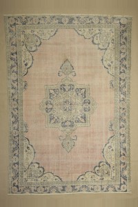 Oushak Rug Pastel Turkish Carpet Rug 7x10 Feet  200,290