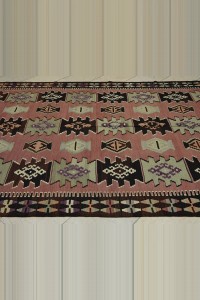 Pastel Turkish Kilim Rug 6x9 Feet 193,290 - Turkish Kilim Rug  $i