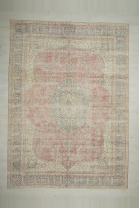 Persian Heriz Design Turkish Rug 9x12 270,370 - Oushak Rug $i