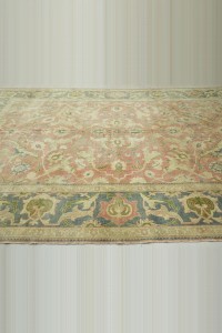 Persian Pattern Anique Oushak Carpet Rug 8x13 250,407 - Turkish Carpet Rug $i