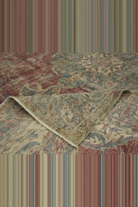 Persian Pattern Old Oushak Rug 7x10 Feet 220,298 - Oushak Rug $i