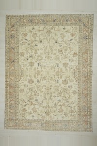Persian Pattern Oversized Vintage Oushak Rug 8x11 252,336 - Oushak Rug $i