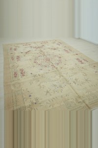 Persian Pattern Turkish Carpet Rug 7x11 Feet 224,327 - Oushak Rug $i