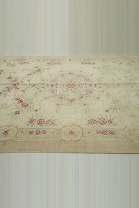 Persian Pattern Turkish Carpet Rug 7x11 Feet 224,327 - Oushak Rug $i