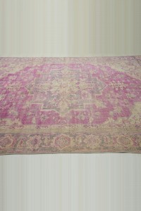 Persian Pattern Turkish Purple Rug 7x11 224,340 - Oushak Rug $i