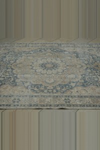 Persian Pattern Vintage Oushak Rug 7x11 Feet 200,320 - Oushak Rug $i