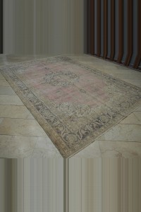 Persian Tebriz Oushak Rug 7x11 Feet 215,327 - Oushak Rug $i