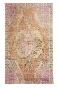 Pink Oushak Rug 4x7 Feet 130,220 - Turkish Carpet Rug  $i