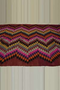 Pink Turkish Kilim Rug 6x9 172,259 - Turkish Kilim Rug  $i
