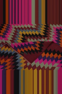 Pink Turkish Kilim Rug 6x9 172,259 - Turkish Kilim Rug  $i