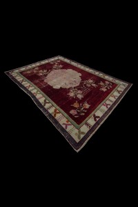 Pink Turkish Rug 7x10 Feet 216,290 - Turkish Carpet Rug  $i