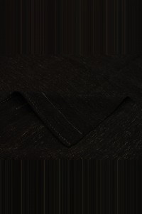 Plain Brown Turkish Kilim Rug 5x12 Feet 157,355 - Goat Hair Rug $i