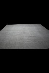 Plain Gray Oversize Turkish Kilim rug 10x14 Feet  288,416 - Grey Turkish Rug  $i
