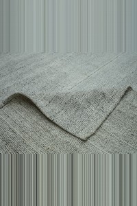 Plain Gray Oversize Turkish Kilim rug 10x14 Feet  288,416 - Grey Turkish Rug  $i