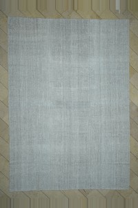 Plain Gray Oversize Turkish Kilim rug 10x14 Feet  288,416 - Grey Turkish Rug  $i