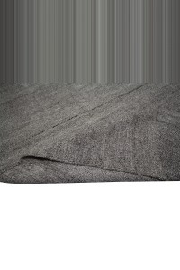 Plain Gray Turkish Kilim Rug 6x11 Feet  187,320 - Grey Turkish Rug  $i
