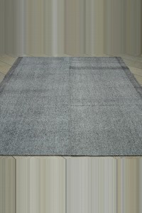 Plain Gray Turkish Kilim Rug 8x9   227,265 - Grey Turkish Rug  $i