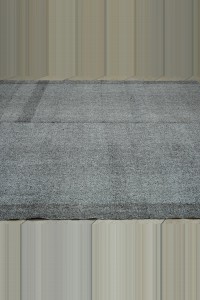 Plain Gray Turkish Kilim Rug 8x9   227,265 - Grey Turkish Rug  $i