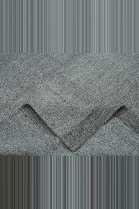 Plain Gray Turkish Kilim Rug 8x9   227,265 - Grey Turkish Rug  $i