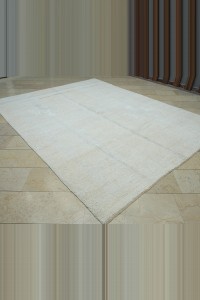 Plain White Modern Hemp Carpet Rug 8x10 236,308 - Turkish Carpet Rug $i