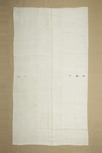 Turkish Hemp Rug Plain White Organic Hemp Kilim Rug 6x10 Feet 175,320