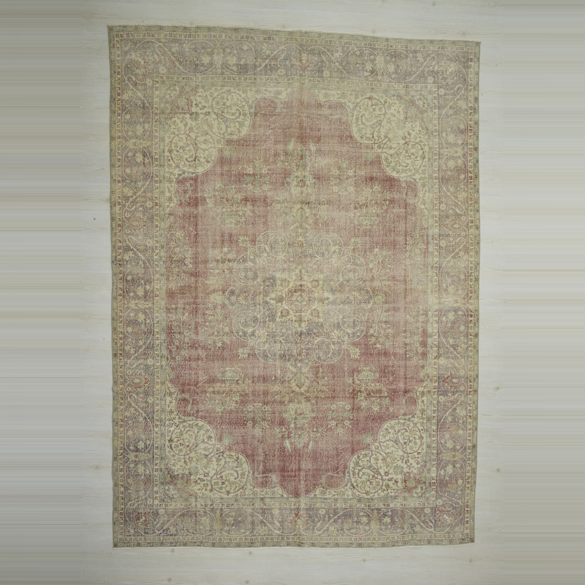 Primitive Pattern Oushak Rug 8x11 Feet 247,346 - Oushak Rug
