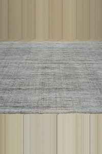 Primitive Striped Turkish Gray Kilim Rug 8x10  240,304 - Grey Turkish Rug  $i