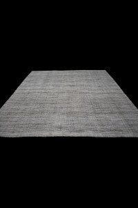 Primitive Striped Turkish Gray Kilim Rug 8x10 Feet  240,304 - Grey Turkish Rug  $i