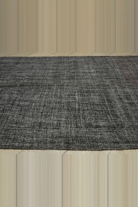 Primitive Turkish Gray Kilim Rug 8x12 Feet  230,367 - Grey Turkish Rug  $i