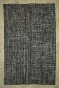 Grey Turkish Rug Primitive Turkish Gray Kilim Rug 8x12 Feet  230,367