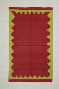 Turkish Kilim Rug Red And Green Avonya Kilim Rug. 140,233