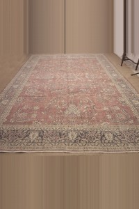Red Blue Oversize Oushak Vintage Carpet Rug 10x13 Feet  290,388 - Oushak Rug  $i