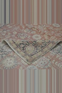 Red Blue Turkish Carpet Rug 6x9 Feet 178,265 - Oushak Rug $i